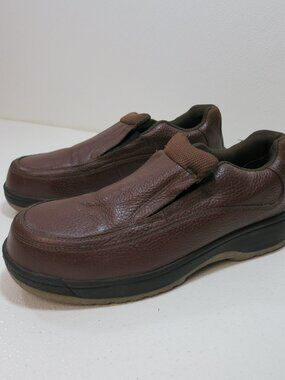 Florsheim Work Men's Steel Toe Leather Loafer Safety Shoe Size 12D